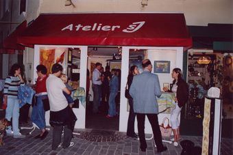 Sigrid Jonak, Eröffnung, Atelier/offene Werkstatt Mödling